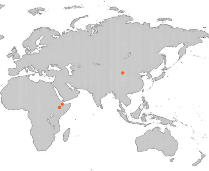 location africa china